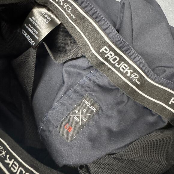 Projek Raw Pants Mens Large Dark Navy Blue Tech Joggers + Pockets 28" Inseam - Picture 5 of 9